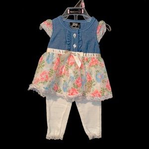 🍀Baby Girl Dress and Legging Set🍀